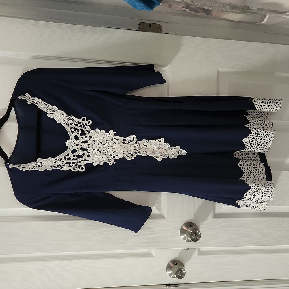 Blue dress